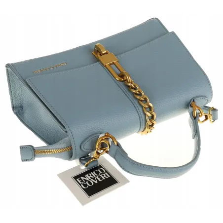 Enrico Coveri Torebka Damska Kuferek Listonoszka EC3205 Blue