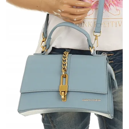 Enrico Coveri Torebka Damska Kuferek Listonoszka EC3205 Blue