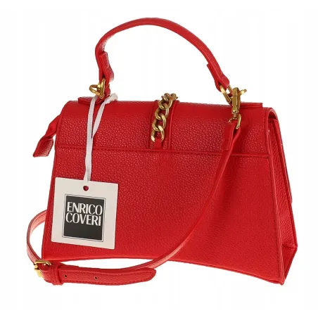 Enrico Coveri Torebka Damska Kuferek Listonoszka EC3205 Red