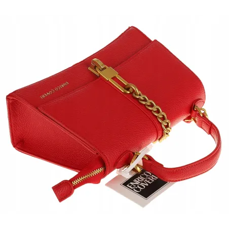 Enrico Coveri Torebka Damska Kuferek Listonoszka EC3205 Red