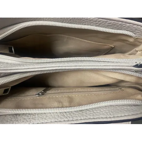 Jessica Bags Torebka Damska Srebrna KUFEREK Listonoszka na Ramię Y269 Silver