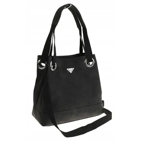 Torebka Damska Worek Modna Listonoszka Pojemna na Ramię YD8904 Black