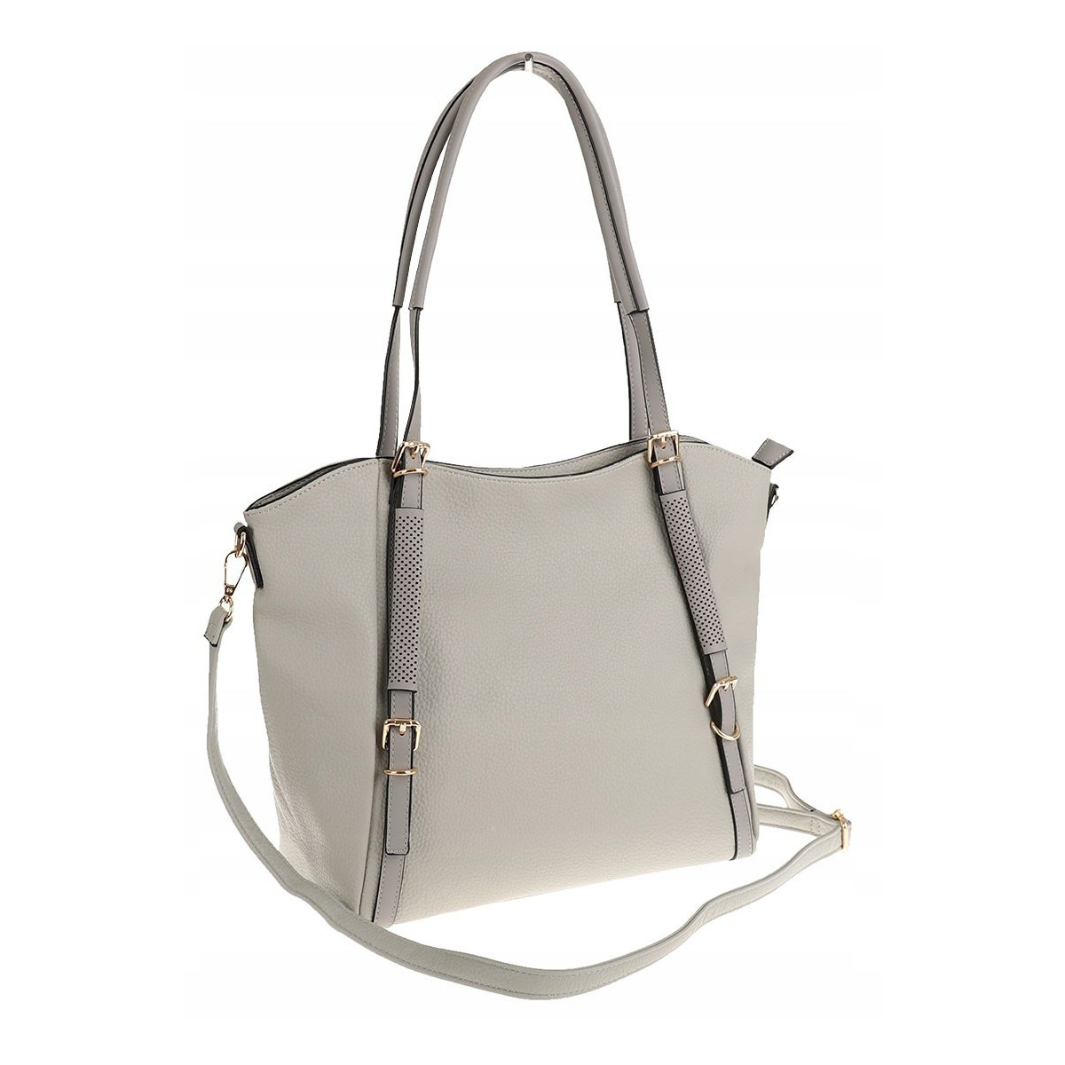 Torebka Damska Worek Modna Listonoszka Shopper na Ramię YD9859 Grey