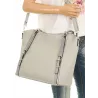 Torebka Damska Worek Modna Listonoszka Shopper na Ramię YD9859 Grey