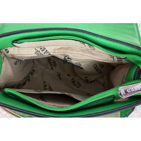 CHARRO Włoska Marka Torebka Damska Kuferek Miejska Listonoszka CH5578106 Yellow