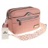 CHARRO Włoska Marka  Torebka Damska Listonoszka kuferek Modna CH966846 Pink