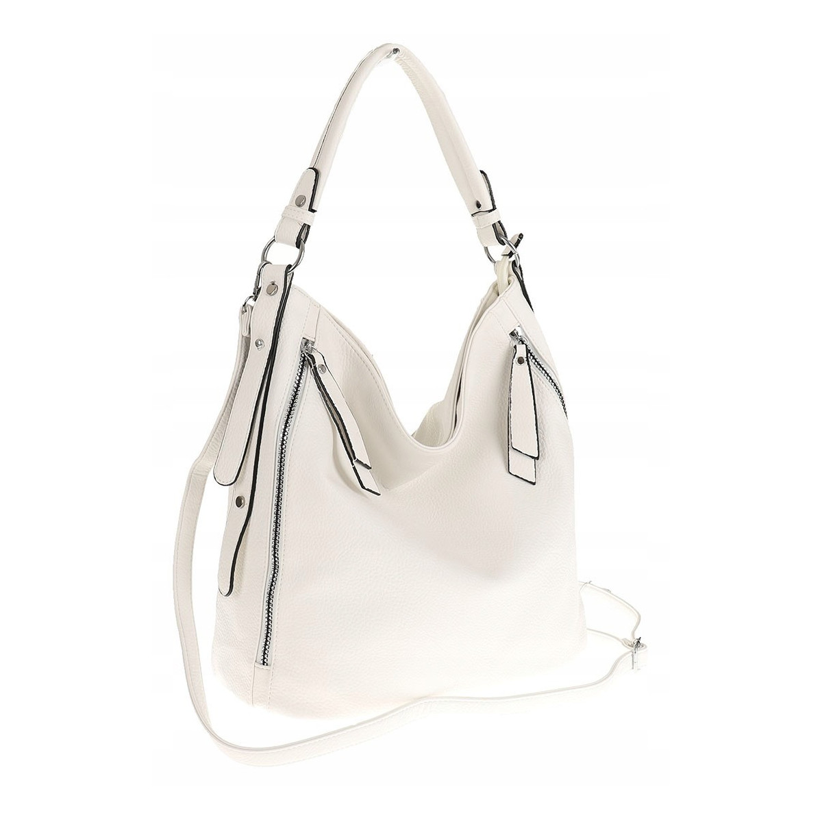 The Grace bags Torebka Listonoszka Worek na Ramię LH2569 White