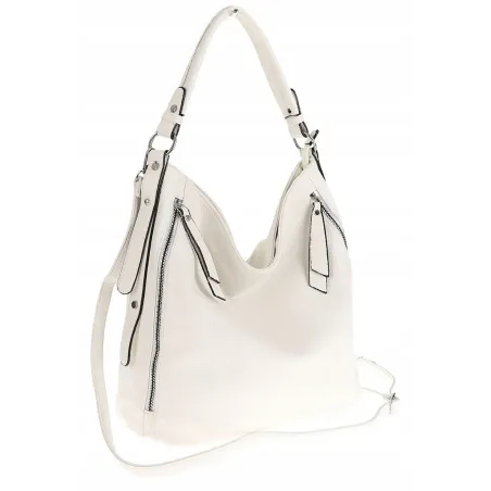 The Grace bags Torebka Listonoszka Worek na Ramię LH2569 White