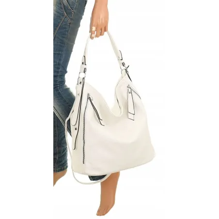 The Grace bags Torebka Listonoszka Worek na Ramię LH2569 White