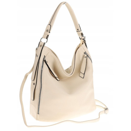 The Grace bags Torebka Listonoszka Worek na Ramię LH2569 Off White