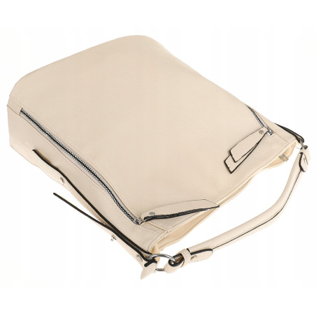 The Grace bags Torebka Listonoszka Worek na Ramię LH2569 Off White