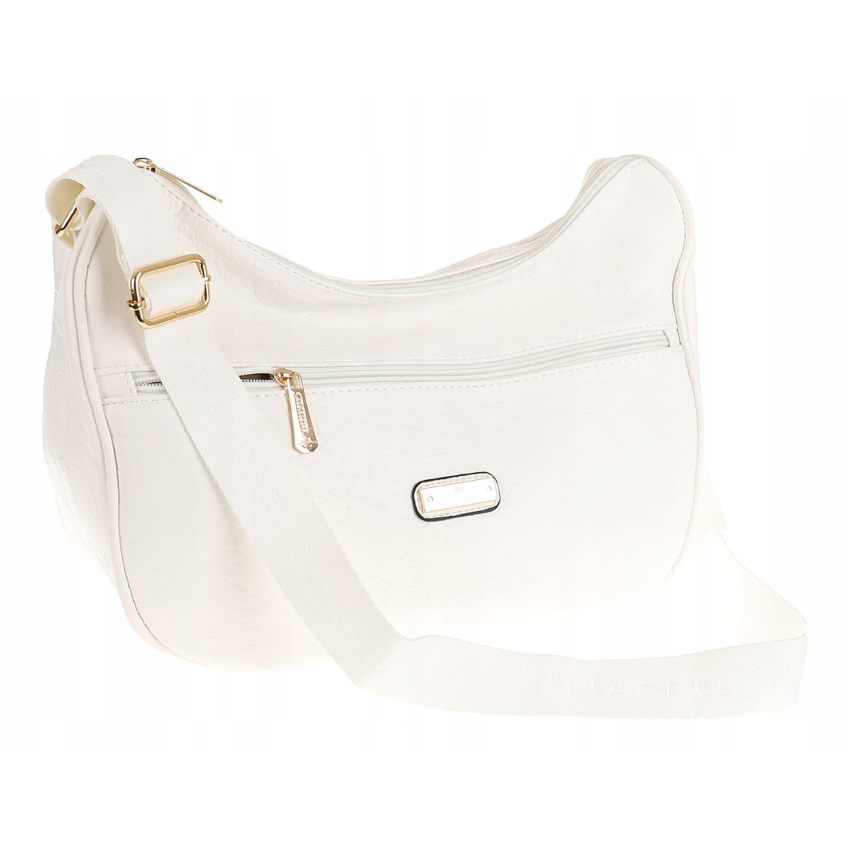 CHARRO Torebka Damska worek Listonoszka Modna CH884 White