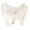 CHARRO Torebka Damska worek Listonoszka Modna CH884 White