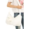 CHARRO Torebka Damska worek Listonoszka Modna CH884 White