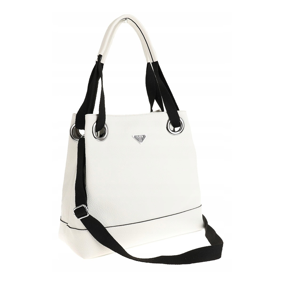 Torebka Damska Worek Modna Listonoszka na Ramię YD9599 White