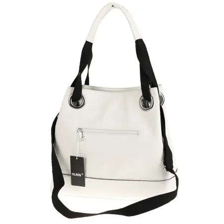 Torebka Damska Worek Modna Listonoszka na Ramię YD9599 White