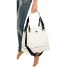 Torebka Damska Worek Modna Listonoszka na Ramię YD9599 White
