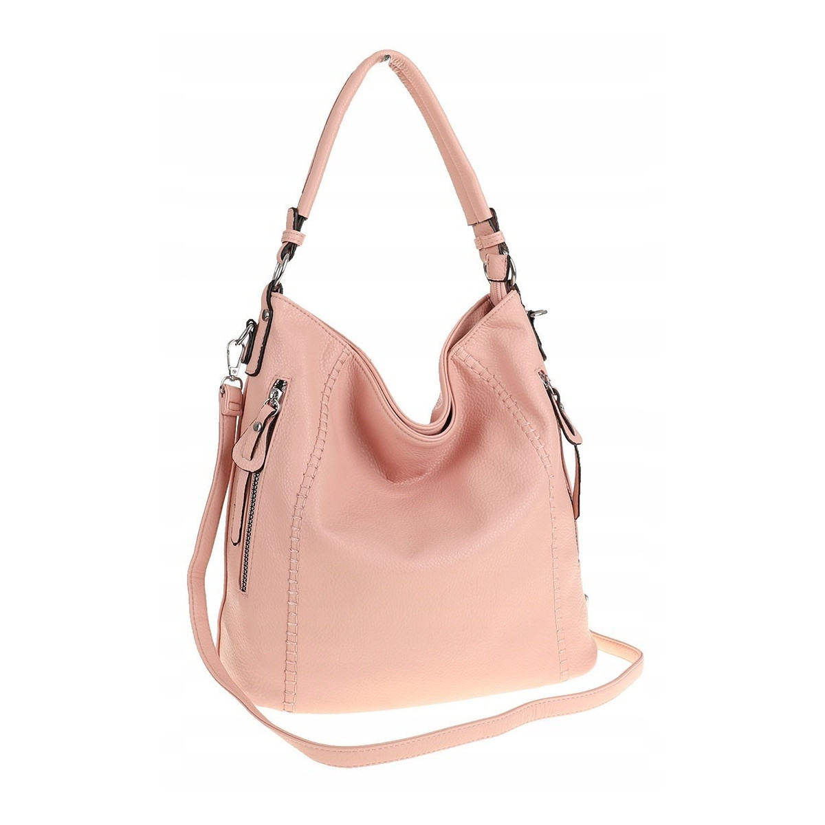 The Grace bags Torebka Listonoszka na Ramię Worek LH2574 Pink