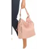 The Grace bags Torebka Listonoszka na Ramię Worek LH2574 Pink