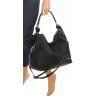 Coveri Collection Włoska Marka  Torebka Shopper Listonoszka Worek CC6452 Black