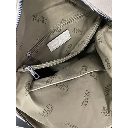 Coveri Collection Włoska Marka  Torebka Shopper Listonoszka Worek CC6452 Black