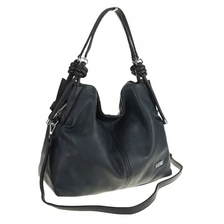 Coveri Collection Włoska Marka  Torebka Shopper Listonoszka Worek CC6452 D. Blue