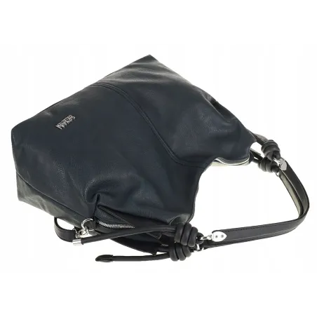 Coveri Collection Włoska Marka  Torebka Shopper Listonoszka Worek CC6452 D. Blue