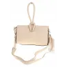 ANDREA MASSI Włoska Marka  Torebka z Pętelką Listonoszka HJ10174 Beige