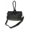 ANDREA MASSI Włoska Marka  Torebka z Pętelką Listonoszka HJ10174 Black