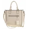 Victoria&Co Torebka Damska Modna teczka listonoszka H063 Beżowa