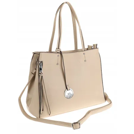 JGL Just Glamour Włoska Marka Torebka Damska kuferek listonoszka WHSG18671 Soil
