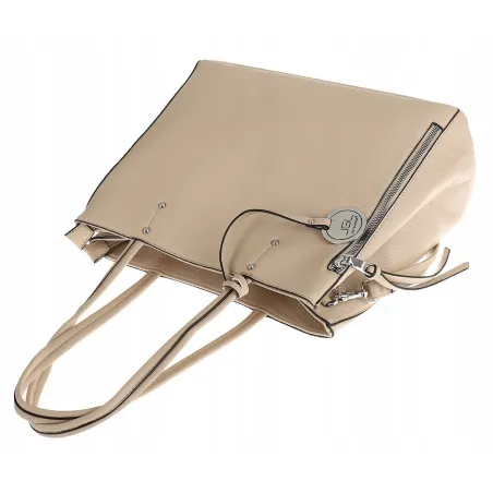 JGL Just Glamour Włoska Marka Torebka Damska kuferek listonoszka WHSG18671 Soil