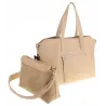 YY Coveri Włoska Marka Torebka Damska Shopper Worek Listonoszka CYFTA2503 Mud