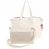YY Coveri Włoska Marka  Torebka Damska Shopper Worek Listonoszka CYFTA2503 White