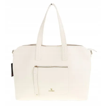 YY Coveri Włoska Marka  Torebka Damska Shopper Worek Listonoszka CYFTA2503 White