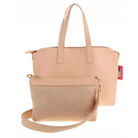 YY Coveri Włoska Marka  Torebka Damska Shopper Worek Listonoszka CYFTA2503 Pink