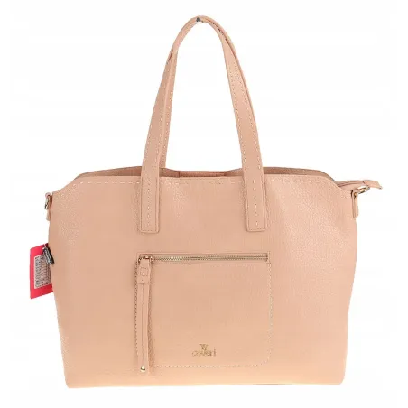 YY Coveri Włoska Marka  Torebka Damska Shopper Worek Listonoszka CYFTA2503 Pink
