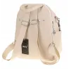 Torebka Damska Modny Plecak Teczka Miejska Shoper na Ramię 0976 Beżowy