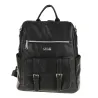 Coveri Collection Włoska Marka  Torebka Damska Teczka Plecak 2w1 CC80343 Black