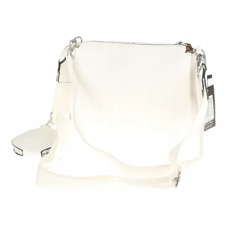 Jessica Bags Torebka Damska Włoskiej Marki KUFEREK Listonoszka 289 White