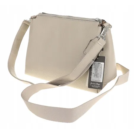 Jessica Bags Włoska Marka Torebka Damska KUFEREK Listonoszka 289 Grey