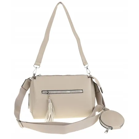 Jessica Bags Włoska Marka Torebka Damska KUFEREK Listonoszka 289 Grey