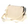 Jessica Bags Włoska Marka Torebka Damska KUFEREK Listonoszka 289 Beige