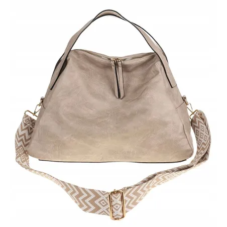 Andrea Massi Włoska marka Torebka kuferek Listonoszka Shopper HJ17123 Khaki