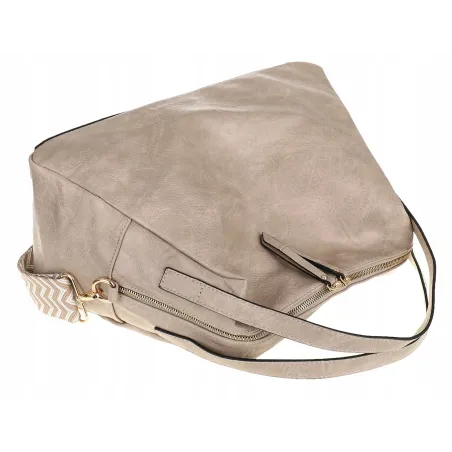 Andrea Massi Włoska marka Torebka kuferek Listonoszka Shopper HJ17123 Khaki