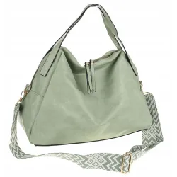 Andrea Massi Włoska marka Torebka kuferek Listonoszka Shopper HJ17123 Green