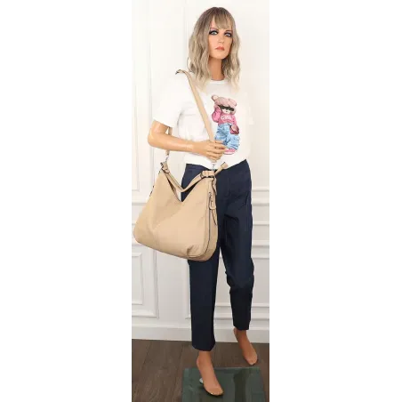 The Grace bags Torebka Listonoszka Worek na Ramię LH2572 Khaki