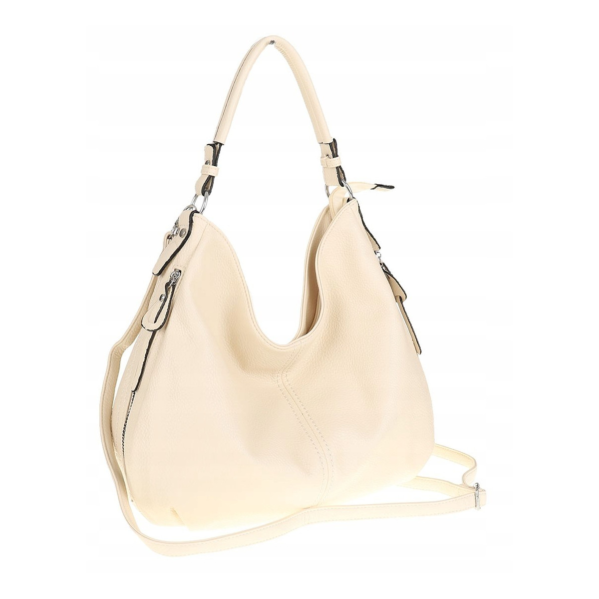 The Grace bags Torebka Listonoszka Worek na Ramię LH2572 Off White