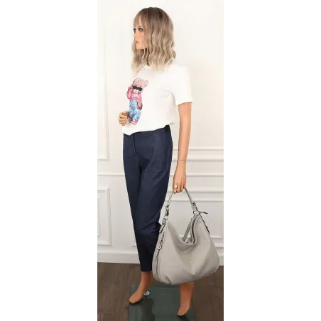 The Grace bags Torebka Listonoszka Worek na Ramię LH2572 Grey