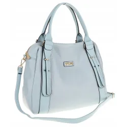 CHARRO Włoska Marka Torebka Damska kuferek listonoszka CH855636 L. blue